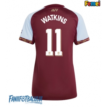 Aston Villa Ollie Watkins #11 Tricou Fotbal Replică 2025-26 Femei Acasa